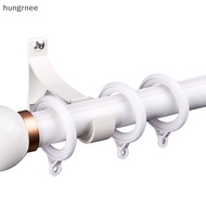 hungrnee Curtain Rod Ceiling Mount  Heavy Duty Curtain Rod Holder with Matching Screws Aluminum Alloy Closet Rod Holder A