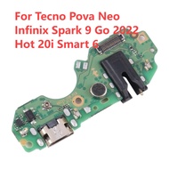 Charging Board Replacement For Tecno Pova Neo Infinix Spark 9 Go 2022 Hot 20i Smart 6 HD Charging Port Board