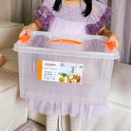 8L/12L/18L/30L STORAGE BOX plastic ware multi purpose storage box durable transparent container box