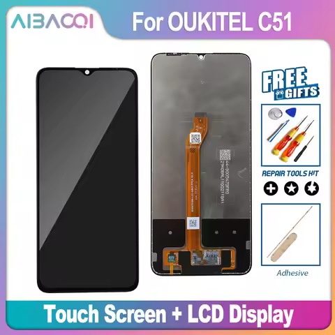 AiBaoQi Brand New For OUKITEL C51/C33 C53 C59 Touch Screen + LCD Display Assembly Replacement