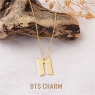 Bts Gold Necklace BTS Logo Necklace Kpop BTS Charm Gold Necklace
