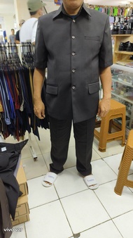 Safari psh coklat pendek Seragam Safari psh satpam warna coklat