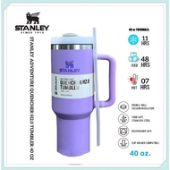 STANLEY ADVENTURE QUENCHER H2.0 TUMBLER 40 OZ ORCHID LILAC LARGE CAPACITY STAINLESS STEEL BOTTLE สแต