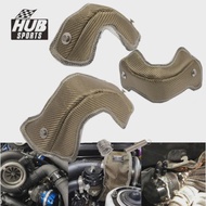 HUB sports Titanium External Wastegate Turbo Bag Blanket Jacket Lava For 38mm 44mm 60mm Wastegate EP
