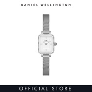 [2 years warranty] Daniel Wellington Quadro Mini Lumine Bezel White Dial - Rose Gold / Silver / Gold Fashion Watch for women - Stainless Steel Strap Watch - Female Watch - DW Official - Authentic นาฬิกา ผู้หญิง