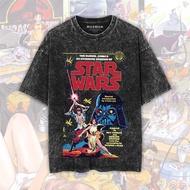 MADMAN STARWARS Premium Oversize Stone Wash T-Shirt | Cartoon T-shirt | Washed Washed | WO STRWS-3-S