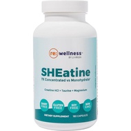 Reignite Wellness by JJ Virgin | SHEatine | Creatine HCL, Taurine & Magnesium Glycinate | 180 Capsul