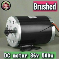 Dinamo 36v 500w brushed dc motor trail atv elektrik 36 Volt 500 watt mr.jackie s897 sparepart skuter