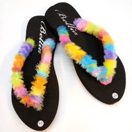 Fur Flip-Flops/Women's Sandals/Women's Flip-Flops