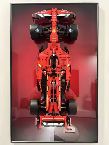 Display Wallboard for LEGO LEGO 42207 Ferrari F1 SF-24 Car Building Set,Adult Collectibles Wall Moun