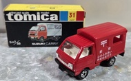 Tomica Suzuki Carry 郵便車 黑盒
