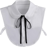 Baju Kolar Boleh Tanggal GUZOSJO Sailor, Kolar Palsu Blaus Separuh Dickey untuk Wanita Perempuan