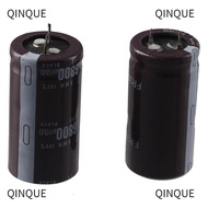 QQIN 2pcs Electrolytic Capacitor Set, 63V 6800uF Capacitor Component, Easy to us Electronic Component Kit Aluminum 25 × 50mm