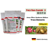 [ORIGINAL] 200G Fetrilon Combi 1 OR 2 Baja Buah Micronutrient Fertilizer/Baja Micronutrient/Baja Fol