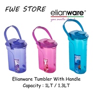 Elianware Tumbler With Handle / Botol Air / Drink Bottle ( 1LT / 1.3LT / 1.5LT / 2LT )