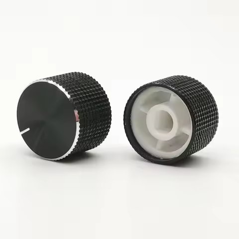 20*13mm Aluminum Alloy Potentiometer Knob Cap Volume Control Knob Hat Rotation Switch for 6 Mm Roll 