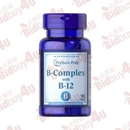 Puritan’s Pride Vitamin B-Complex and Vitamin B-12 維生素 B-12 90 Tablets 074312101908