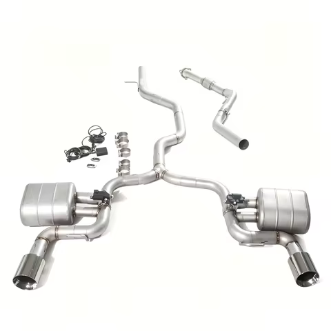 GFC Catback Valvetronic Exhaust Pipe for 2017-2025 Audi A4 A5 B9 B9.5 2.0T Exhaust System Electric V