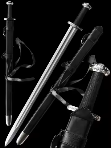 The Einar Viking Sword 5160 High Carbon Steel Blade Real Handmade Full Tang Ready Battle Functional 