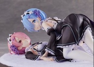 一對 全新 FuRyu F:NEX Re:Zero 從零開始的異世界生活 1/7 雷姆 & 拉姆 Figure Set FNEX