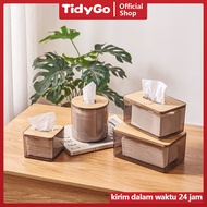 TidyGo Tissue Holder Tissue Box Tissue Holder Aesthetic Tissue Holder Bathroom Kitchen Tissue Holder
