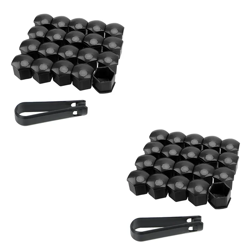 20/40/60pcs 17mm 19mm Wheel Nut Bolt Head Cover Cap Protective Bolt Caps Exterior Decoration Protect