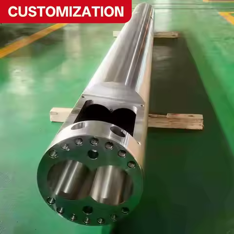 Custom-designed screw barrel assembly for 50T injection 177 caliber barrel 9mm rifled barrel molding