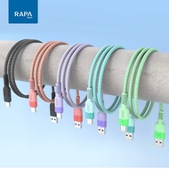 RAPAtech Type C Fast Charging 3A Nylond Braided QC3.0 Full Speed 480 mbps Data Cable