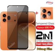 Privacy Tempered Glass For Honor 600 Pro 600Lite 5G 4G 2026 Screen Protector for Honor600Pro Honor60