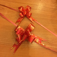 10pcs/pkt  Pull Ribbons 旺 12# 福 18# 拉花 农历新年 装饰 Hamper Gift Wedding Birthday Anniversary Party Presen