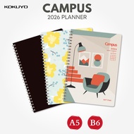 KOKUYO Campus Soft Ring 2026 Planner Monthly Block - A5/B6, Starts December 2025, Japan Diary/ Journ