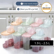 Plastic Cereal Food Container Jar