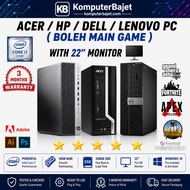 🔥OFFER  WINDOWS 11 Komputer Bajet OFFICE Intel PC Murah Student PC Budget Computer i5 i7 Desktop ful