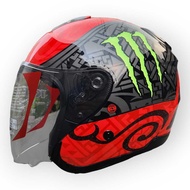 Helm KYT KYOTO Repaint PECCO BAGNAIA