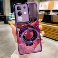 Cho Vivo Y29 Y39 5G 4G 2025 trường hợp nhẫn trong suốt từ chủ Vỏ bọc cho vivoy39 vivoy29 mềm Ốp lưng