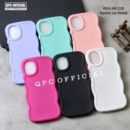 Latest Wave Color Macaron Case Sofcase Casing Realme C35 Realme Narzo 50A Realme C53 Realme C51 Real