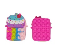 Gratis Ongkir - Tas Pop It Selempang Lucu Unik Anak Viral / Tas Pop It Cup Cake / Tas Pop It Ice