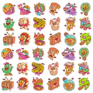 HP MESIN Print Cute Street Monster Character DTF UV Stickers Pack of 15/s 30/s 40 Pcs Waterproof Emb