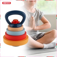 [wnuyjeye] Kids Kettlebell Dumbbell Fitness Set Powerlifting Fitness Equipment for Ages 4-7