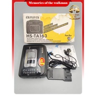 Aiwa TA163 Cassette Walkman, New Old Stock, AM/FM Radio & SUPER BASS Heavy Bass