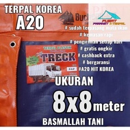 Korean Tarpaulin A20 Size 8x8 meters quality