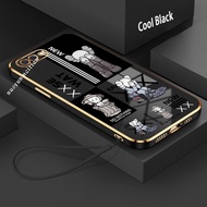 Casing OPPO CPH2121 CPH2123 CPH2119 SPH2209 CPH2125 All Inclusive Anti-Drop Matte Retro Style Cute C