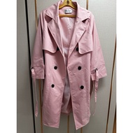 (2nd Hand Shirt) Long Coat Sweet Pink