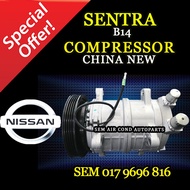 NISSAN SENTRA B14 ZEXEL 4PK CHINA NEW COMPRESSOR/ KOMPRESOR  (CAR AIRCOND SYSTEM)