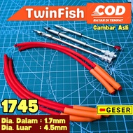 PROMO - Mainan tradisional ketapel ikan - karet pancing siap pakai 1745 MERAH
