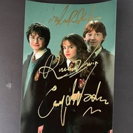 Harry Potter Emma Watson Daniel Radcliffe Autograph Photo Collection Gift Commemorative J260325