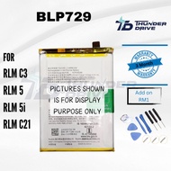 Thunder Drive Battery Compatible For RLM C3 5 5i C21 BLP729