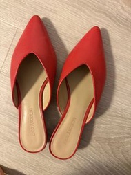 Enzo Angiolini Summer Red Mules