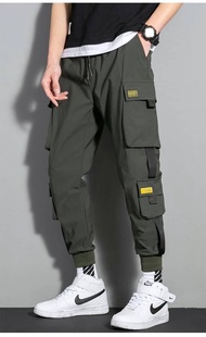 Korean Style Cargo Pants Joggers Men Unisex Seluar Joggers Slim fit Long Pants Men Fashion Sport Outdoor Street