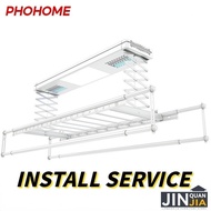 PHO Laundry Rack Install Service Automated Smart Laundry System Disassemble Service Provide Installation Service Clotheslines Drying Racks d12 PHO888